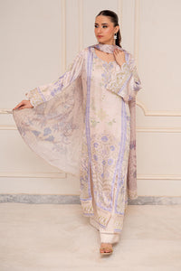 Fatima Khan | Layan Printed Eid Edit | Ivory Meadow by Fatima Khan - Designer Dress  - Type : Ladies Clothes - Available at Libayah - 100% Original 