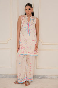Fatima Khan | Layan Printed Eid Edit | Aveline - Coord Set by Fatima Khan - Designer Dress  - Type : Ladies Clothes - Available at Libayah - 100% Original 