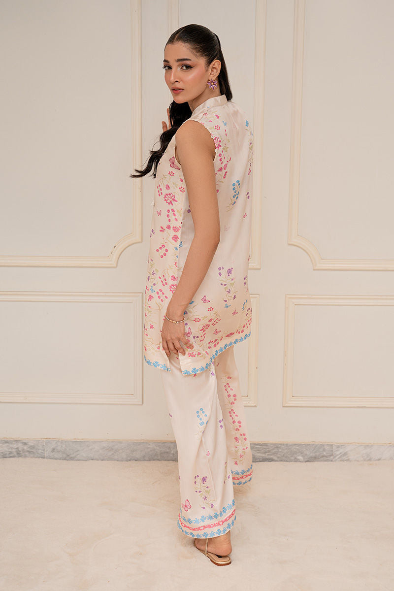 Fatima Khan | Layan Printed Eid Edit | Aveline - Coord Set by Fatima Khan - Designer Dress  - Type : Ladies Clothes - Available at Libayah - 100% Original 