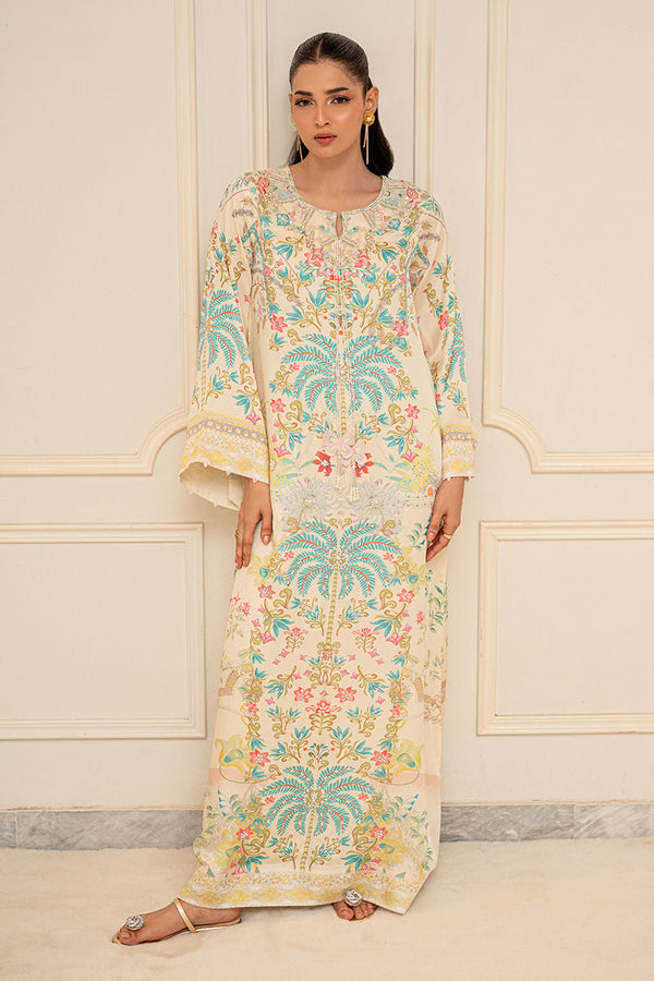 Fatima Khan | Layan Printed Eid Edit | Fiora by Fatima Khan - Designer Dress  - Type : Ladies Clothes - Available at Libayah - 100% Original 