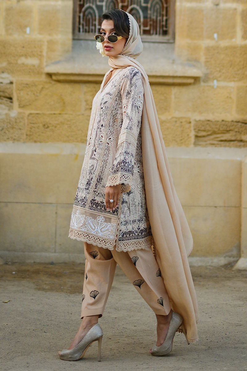 Ansab Jahangir | Chikankari | AAFIA by Ansab Jahangir - Designer Dress - Type: Ladies Clothes - Available at Libayah - 100% Original