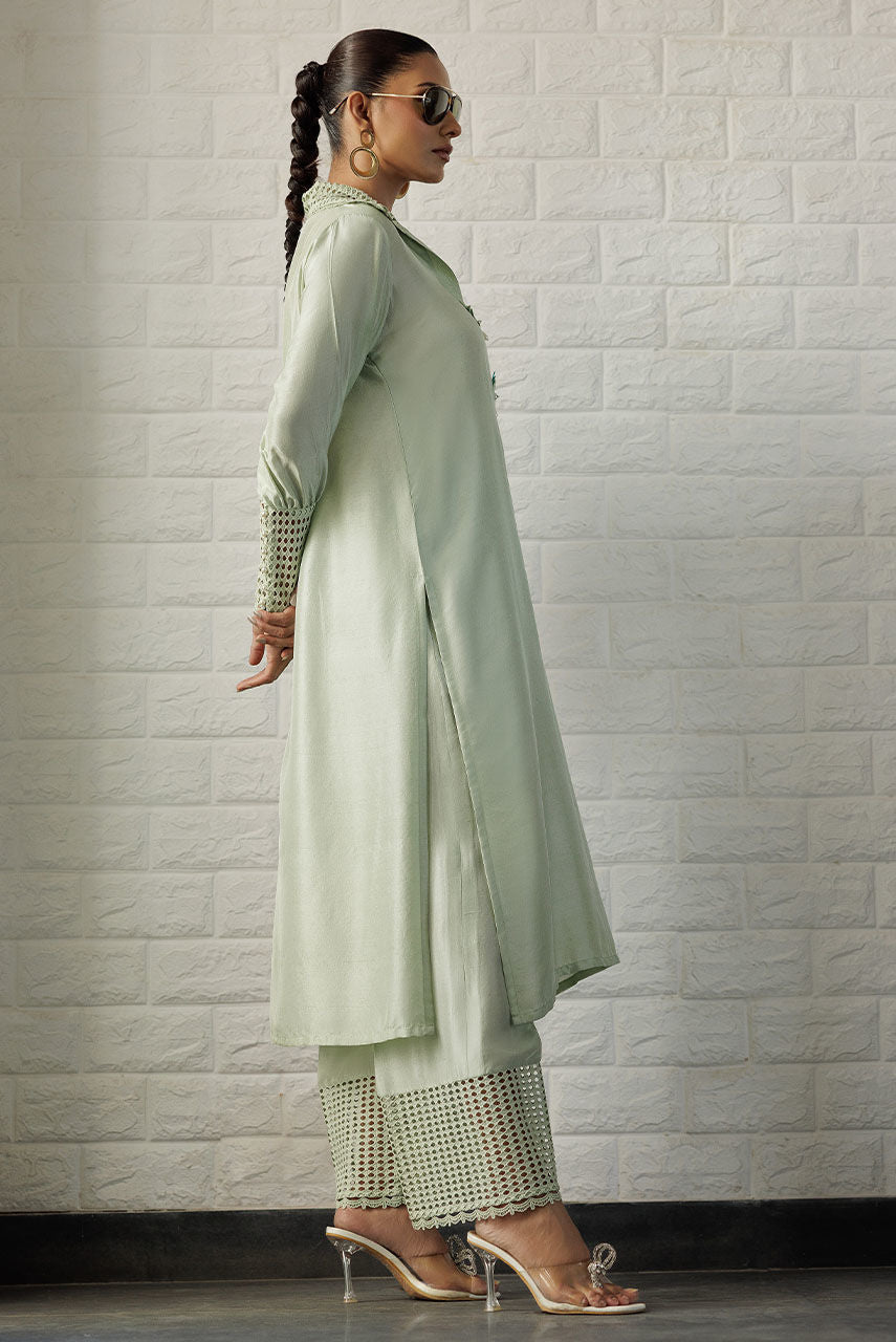 Deepak Perwani | Summer Festive 25 | Mint by Deepak Perwani - Designer Dress - Type: Ladies Clothes - Available at Libayah - 100% Original