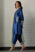 Deepak Perwani | Summer Festive 25 | Blue Waters by Deepak Perwani - Designer Dress - Type: Ladies Clothes - Available at Libayah - 100% Original