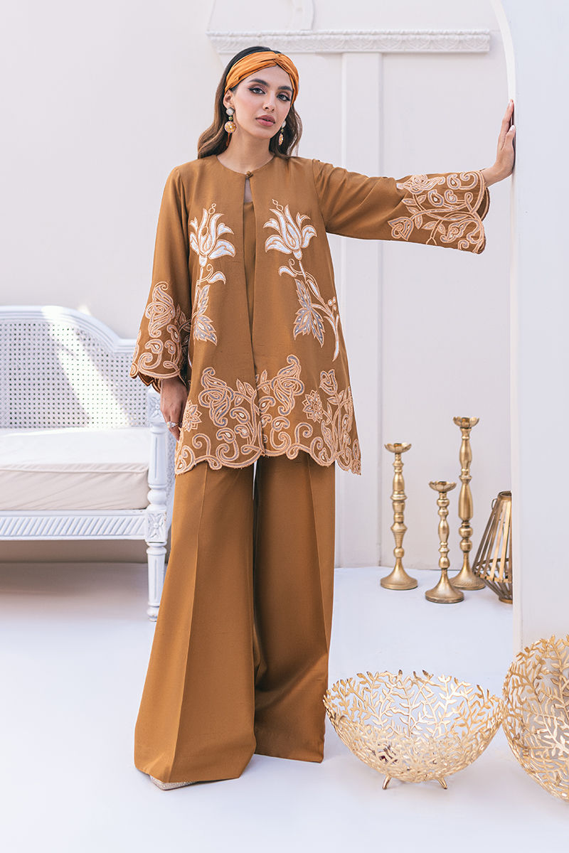 Ansab Jahangir | Luxe Pret Signature | MOCHA by Ansab Jahangir - Designer Dress - Type: Luxury - Available at Libayah - 100% Original