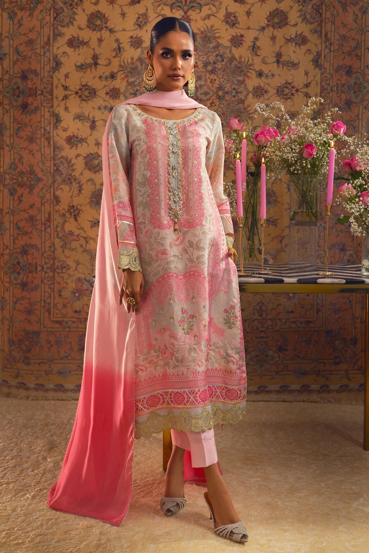 Annus Abrar | Lime Luxe Silk | Kira by Annus Abrar - Designer Dress - Type: Ladies Clothes - Available at Libayah - 100% Original