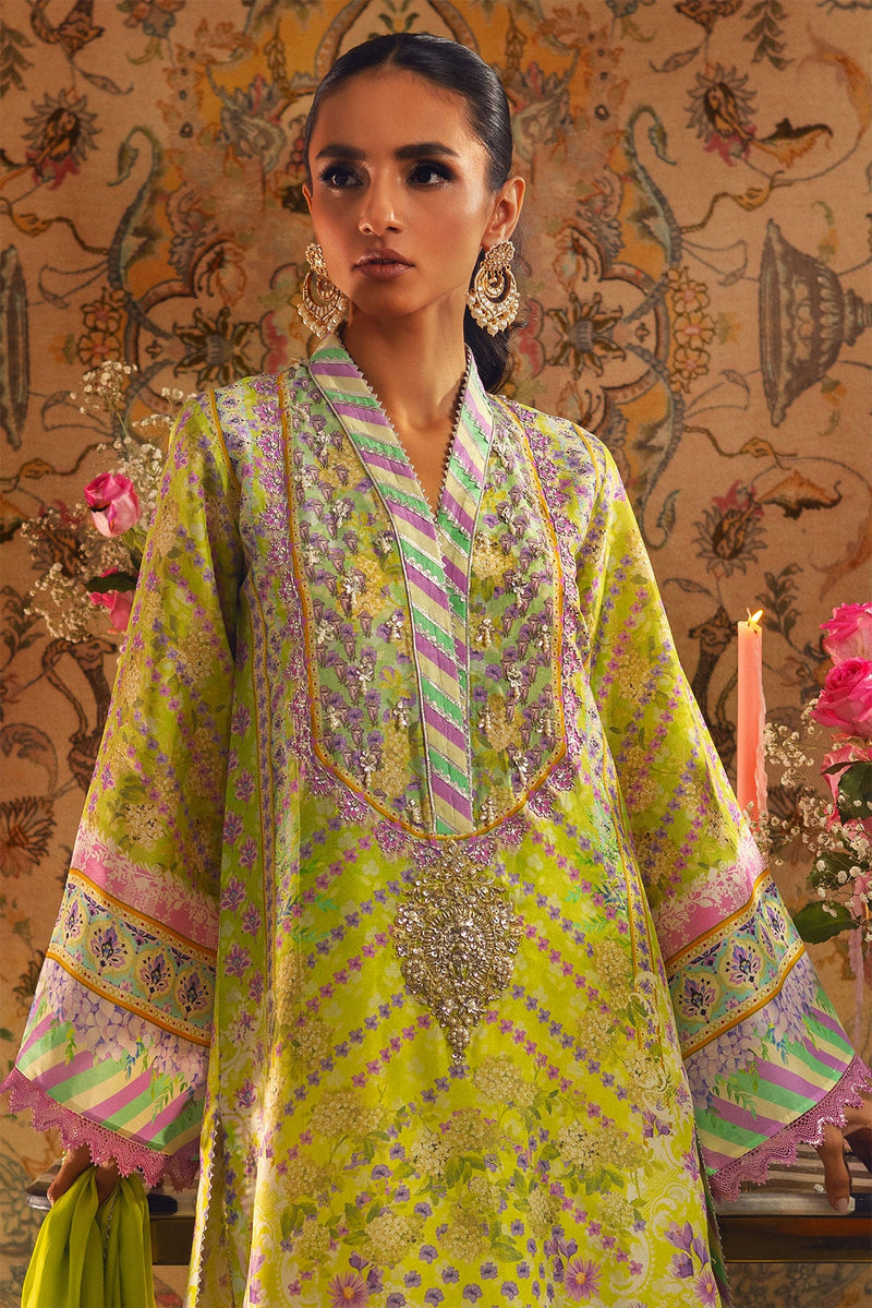 Annus Abrar | Lime Luxe Silk | Linara by Annus - Designer Dress - Type: Ladies Clothes - Available at Libayah - 100% Original