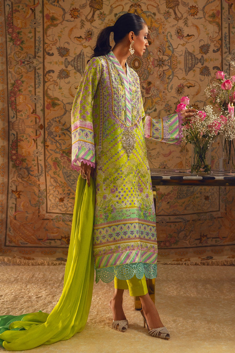 Annus Abrar | Lime Luxe Silk | Linara by Annus - Designer Dress - Type: Ladies Clothes - Available at Libayah - 100% Original