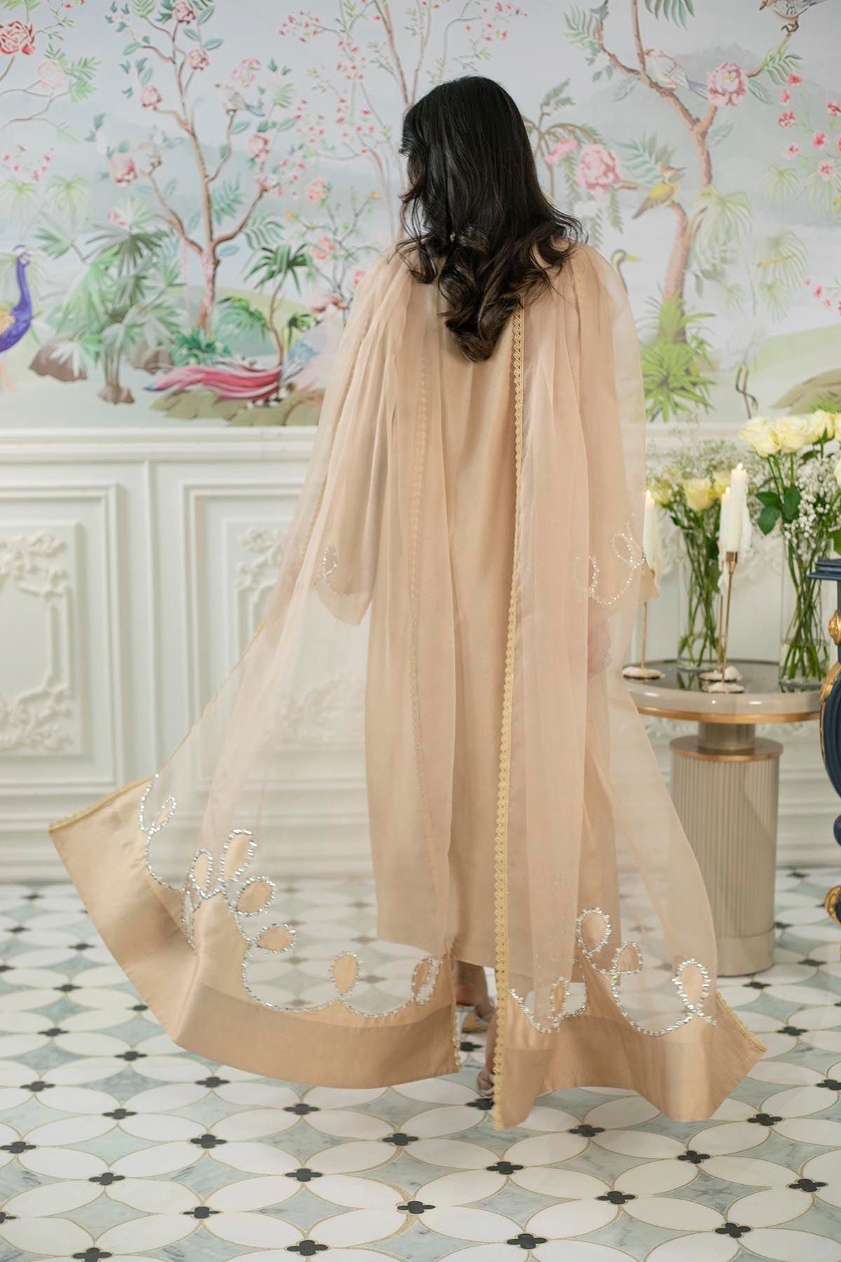 Annus Abrar | Sehr Eid Luxe | Alyra Sand by Annus Abrar - Designer Dress - Type: Ladies Clothes - Available at Libayah - 100% Original