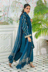 Annus Abrar | Sehr Eid Luxe | Izali Deep Teal by Annus Abrar - Designer Dress - Type: Ladies Clothes - Available at Libayah - 100% Original
