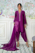 Annus Abrar | Sehr Eid Luxe | Melanie Plum by Annus Abrar - Designer Dress - Type: Ladies Clothes - Available at Libayah - 100% Original
