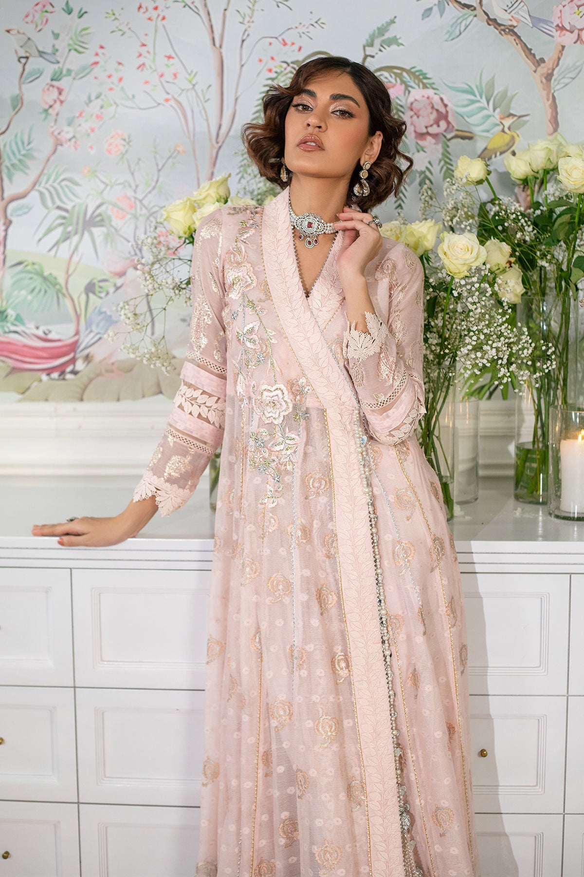 Annus Abrar | Sehr Eid Luxe | Nadi Blush by Annus Abrar - Designer Dress - Type: Ladies Clothes - Available at Libayah - 100% Original