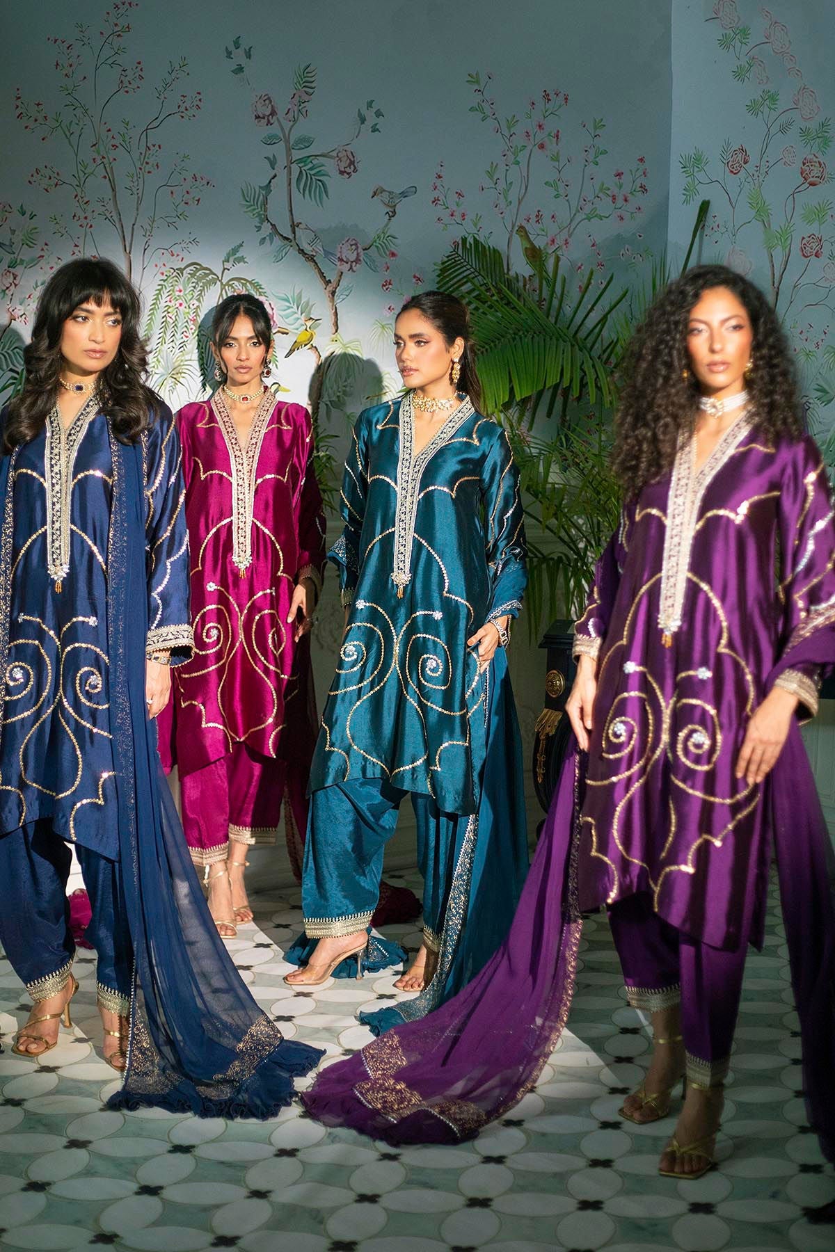 Annus Abrar | Sehr Eid Luxe | Izali Aubergine by Annus Abrar - Designer Dress - Type: Ladies Clothes - Available at Libayah - 100% Original