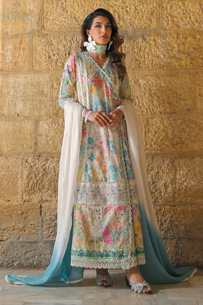 Ansab Jahangir | Chikankari | ISRA by Ansab Jahangir - Designer Dress - Type: Ladies Clothes - Available at Libayah - 100% Original