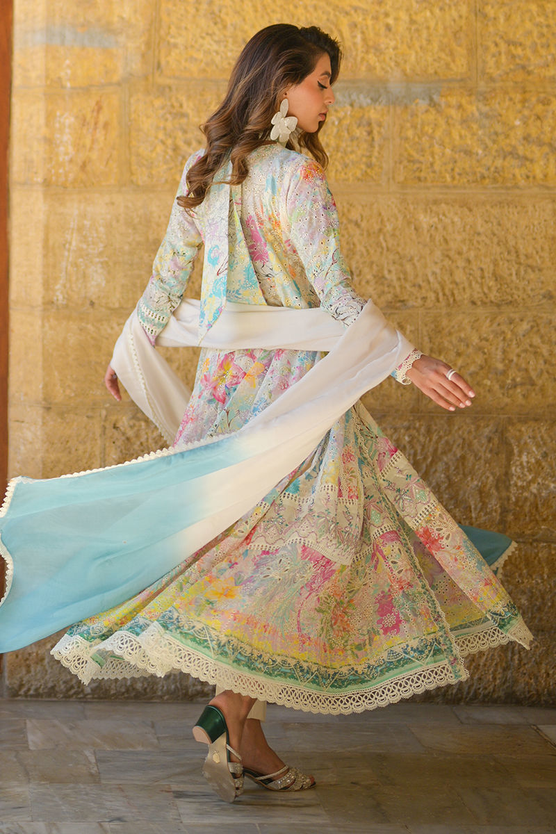 Ansab Jahangir | Chikankari | ISRA by Ansab Jahangir - Designer Dress - Type: Ladies Clothes - Available at Libayah - 100% Original