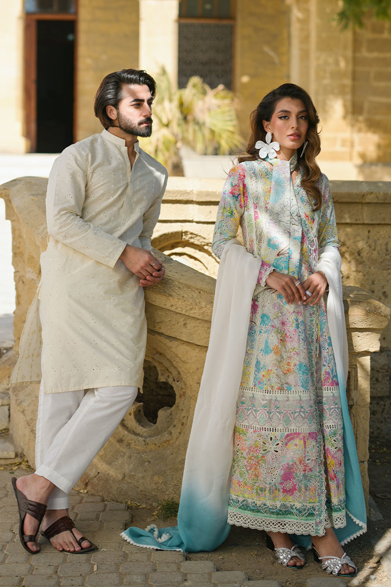 Ansab Jahangir | Chikankari | ISRA by Ansab Jahangir - Designer Dress - Type: Ladies Clothes - Available at Libayah - 100% Original