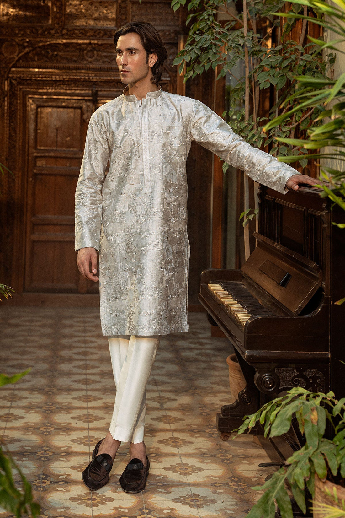 Pakistani Menswear | Annus Abrar | Jehangir by Annus Abrar - Designer Dress - Type: MensWear - Available at Libayah - 100% Original