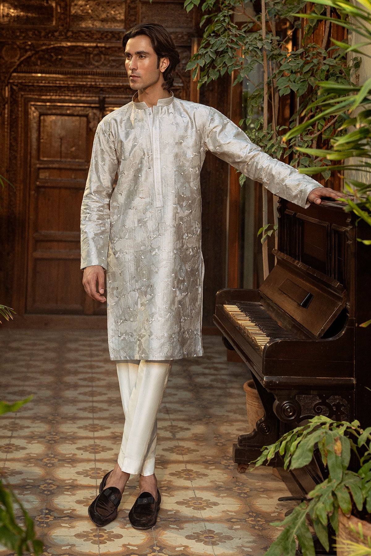 Pakistani Menswear | Annus Abrar | Jehangir by Annus Abrar - Designer Dress - Type: MensWear - Available at Libayah - 100% Original