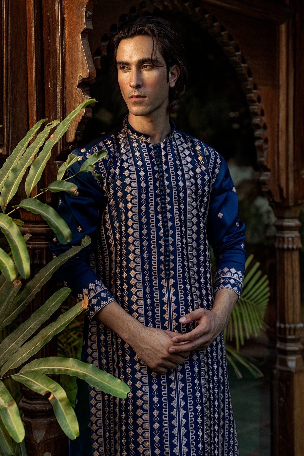 Pakistani Menswear | Annus Abrar | Humayun by Annus Abrar - Designer Dress - Type: MensWear - Available at Libayah - 100% Original