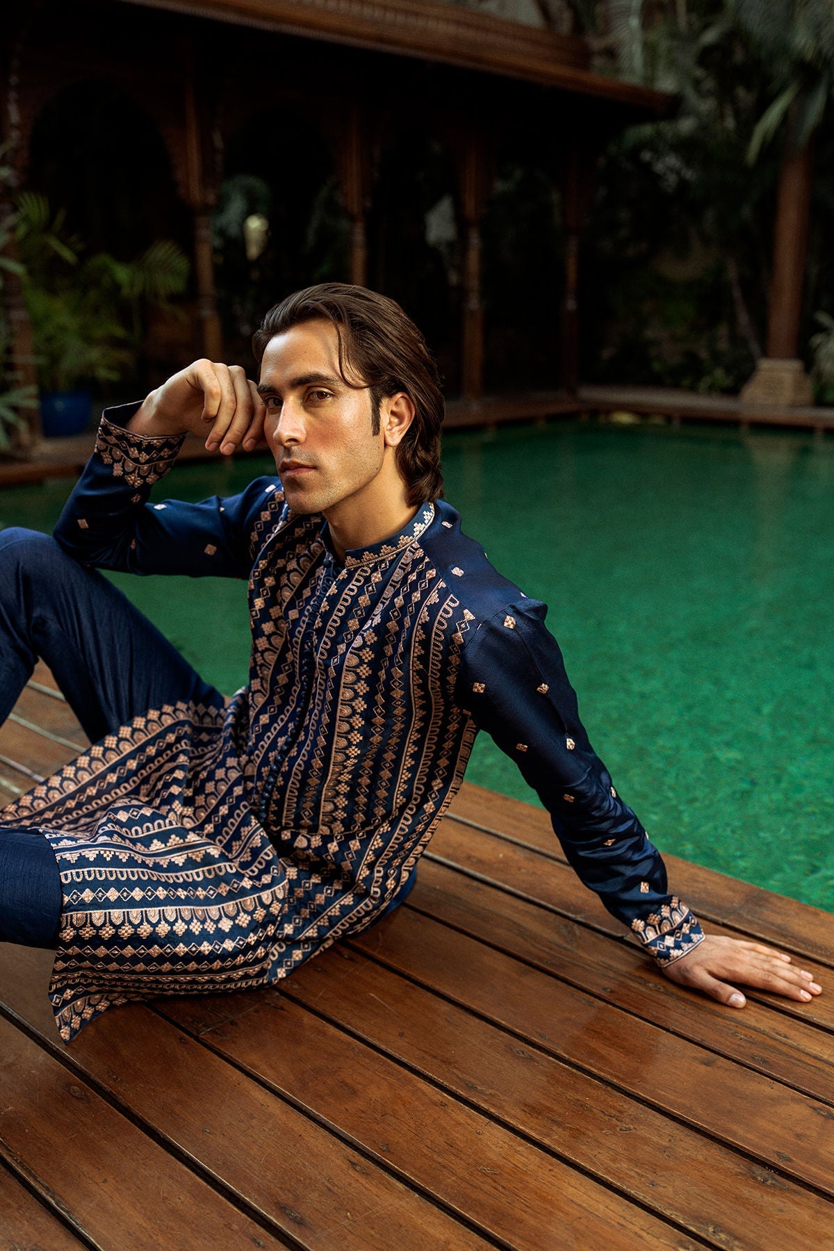 Pakistani Menswear | Annus Abrar | Humayun by Annus Abrar - Designer Dress - Type: MensWear - Available at Libayah - 100% Original