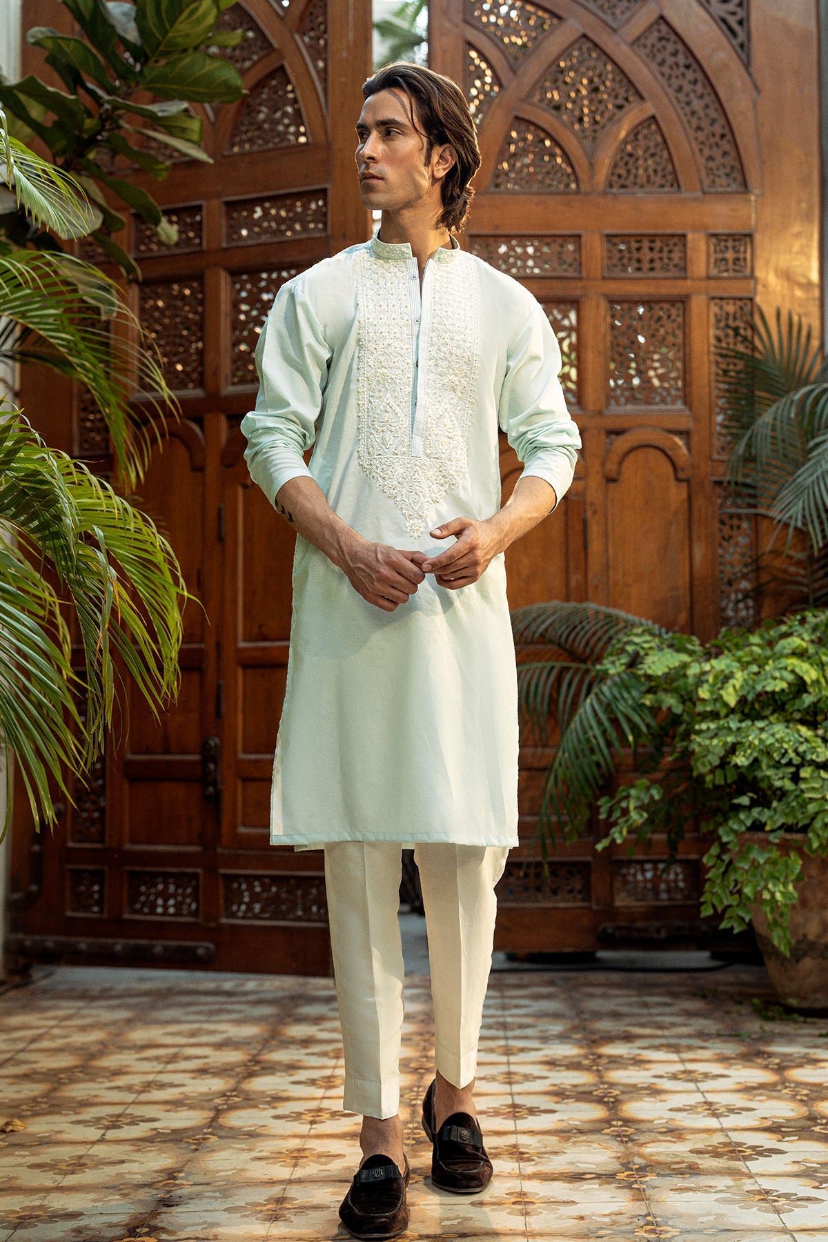 Pakistani Menswear | Annus Abrar | Alamgir by Annus Abrar - Designer Dress - Type: MensWear - Available at Libayah - 100% Original