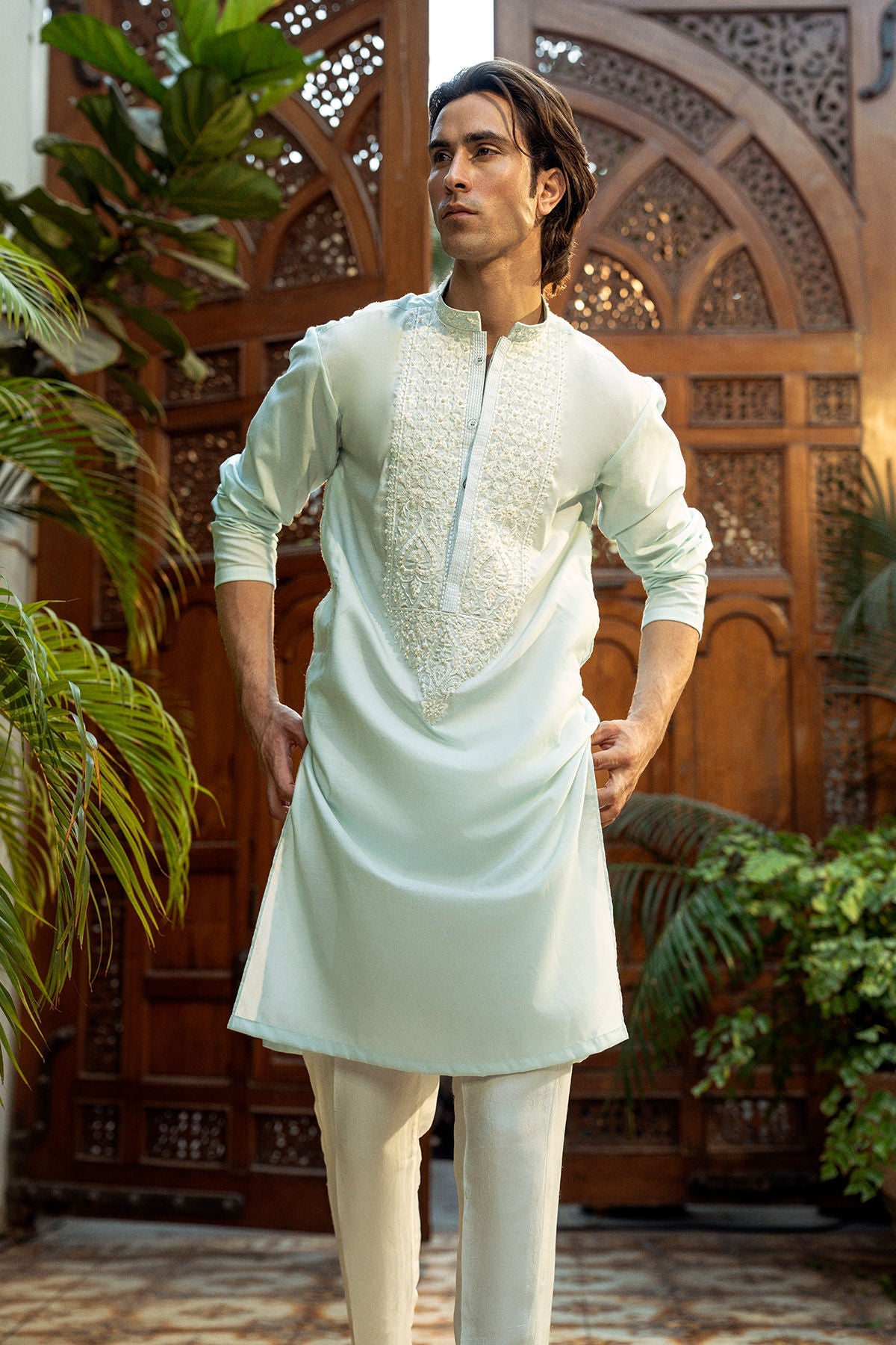 Pakistani Menswear | Annus Abrar | Alamgir by Annus Abrar - Designer Dress - Type: MensWear - Available at Libayah - 100% Original