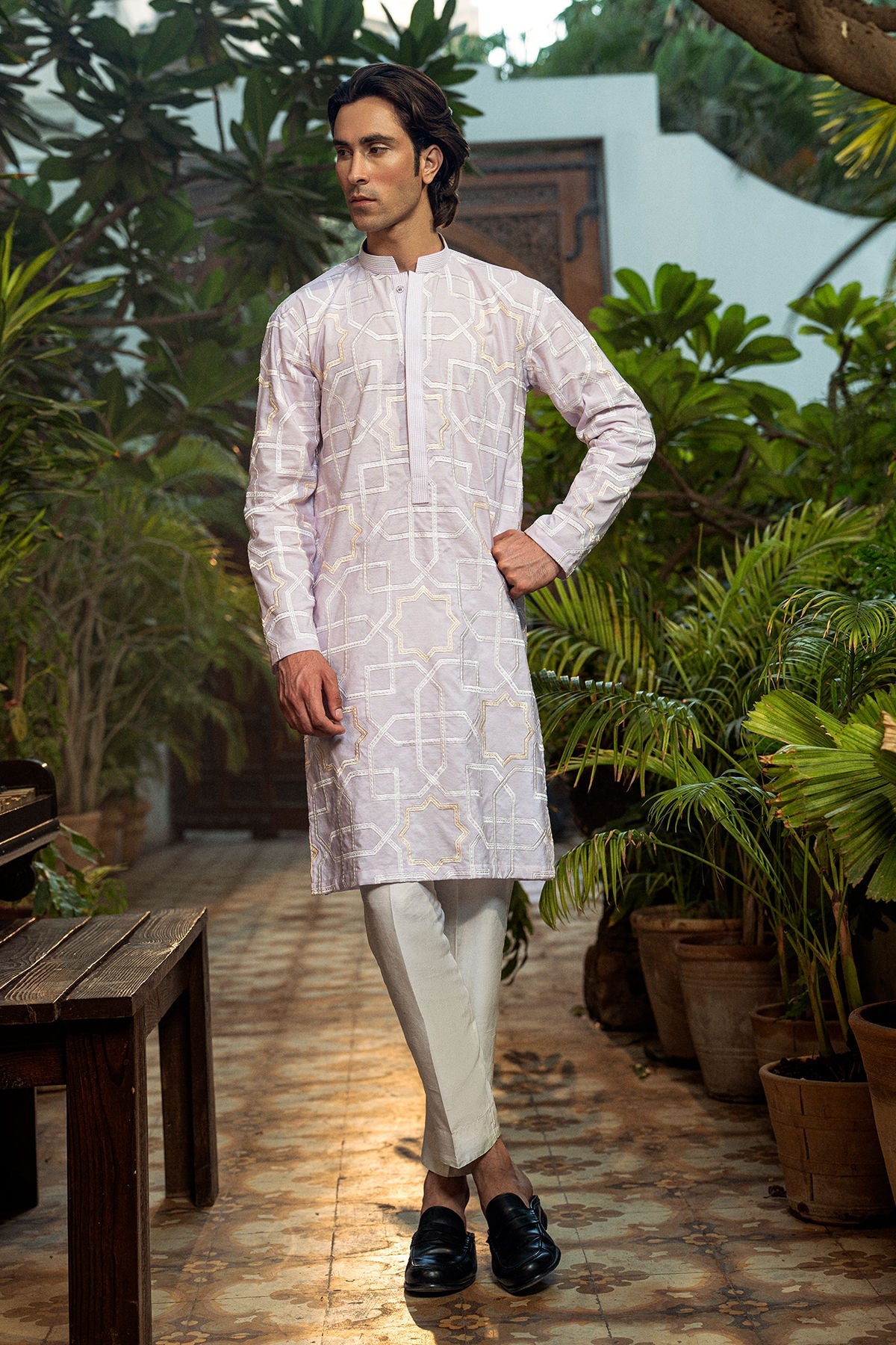 Pakistani Menswear | Annus Abrar | Aurangzeb by Annus Abrar - Designer Dress - Type: MensWear - Available at Libayah - 100% Original