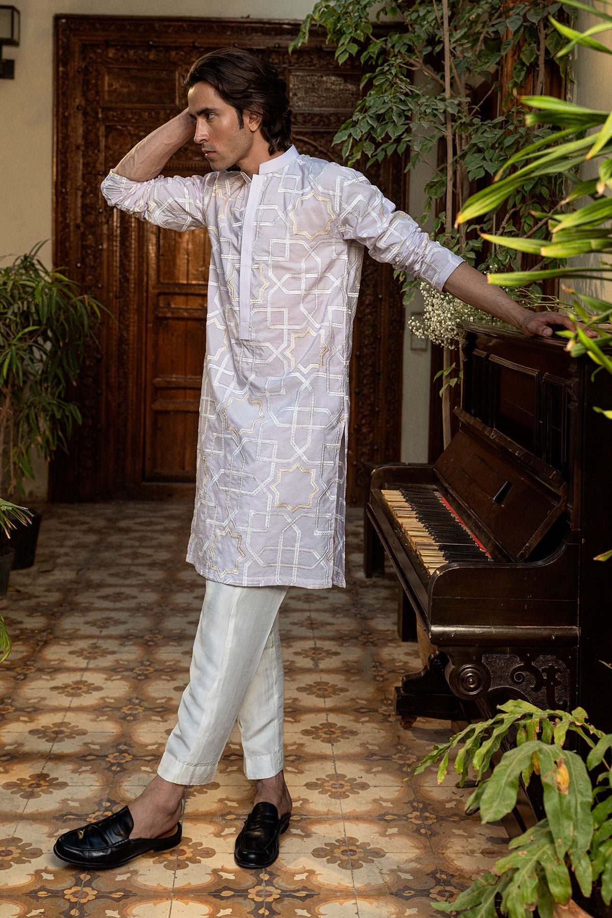 Pakistani Menswear | Annus Abrar | Aurangzeb by Annus Abrar - Designer Dress - Type: MensWear - Available at Libayah - 100% Original