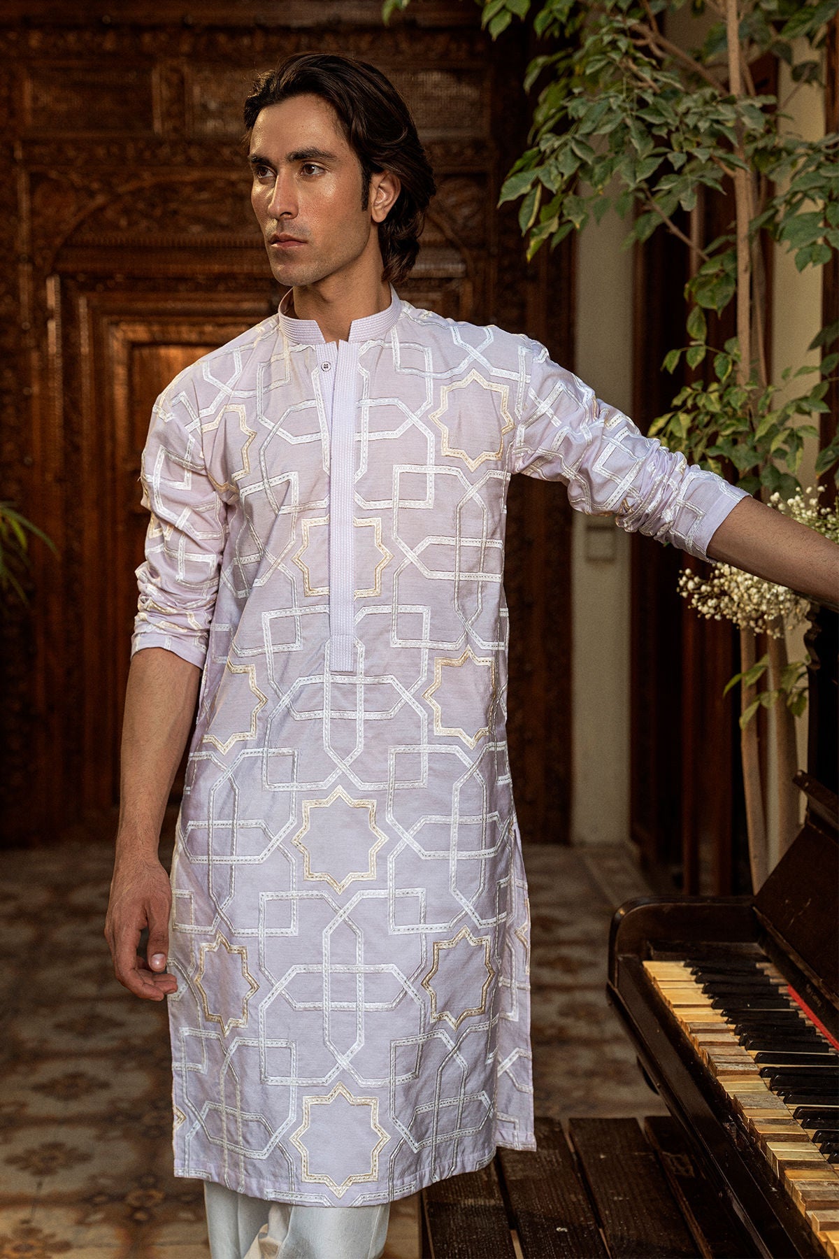 Pakistani Menswear | Annus Abrar | Aurangzeb by Annus Abrar - Designer Dress - Type: MensWear - Available at Libayah - 100% Original