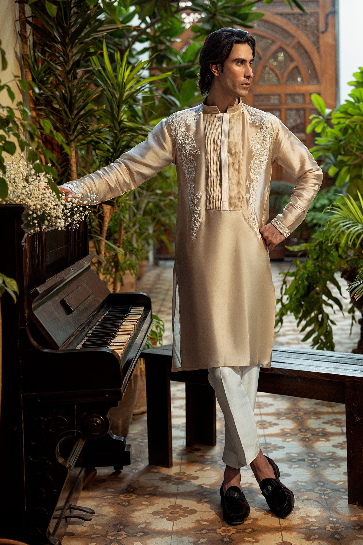 Pakistani Menswear | Annus Abrar | Shah by Annus Abrar - Designer Dress - Type: Menswear - Available at Libayah - 100% Original