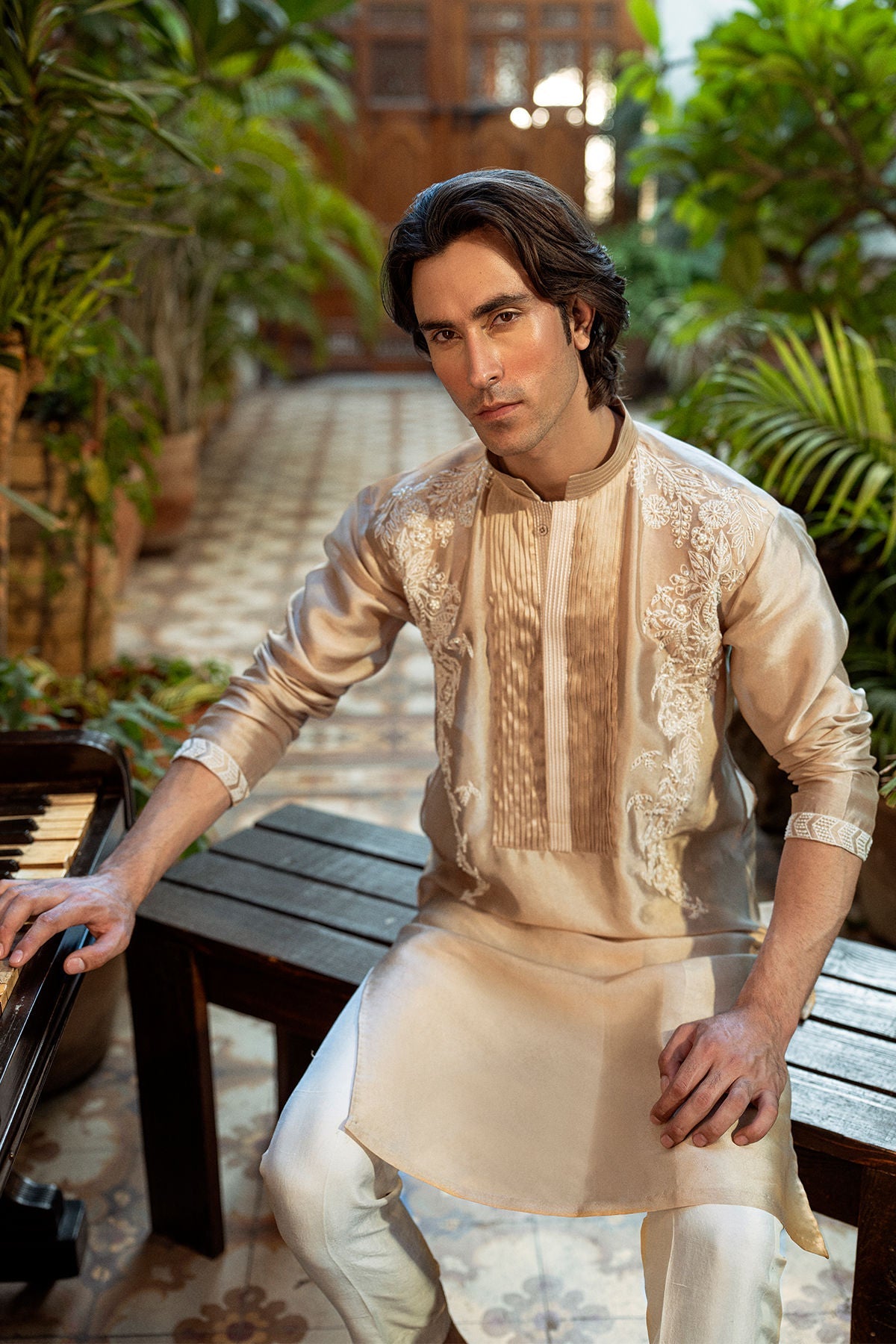 Pakistani Menswear | Annus Abrar | Shah by Annus Abrar - Designer Dress - Type: Menswear - Available at Libayah - 100% Original