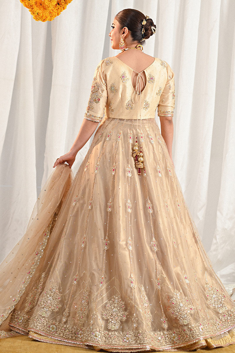 Ansab Jahangir | Marigold and Gota Formals | RANIA by Ansab Jahangir - Designer Dress - Type: Ladies Clothes - Available at Libayah - 100% Original