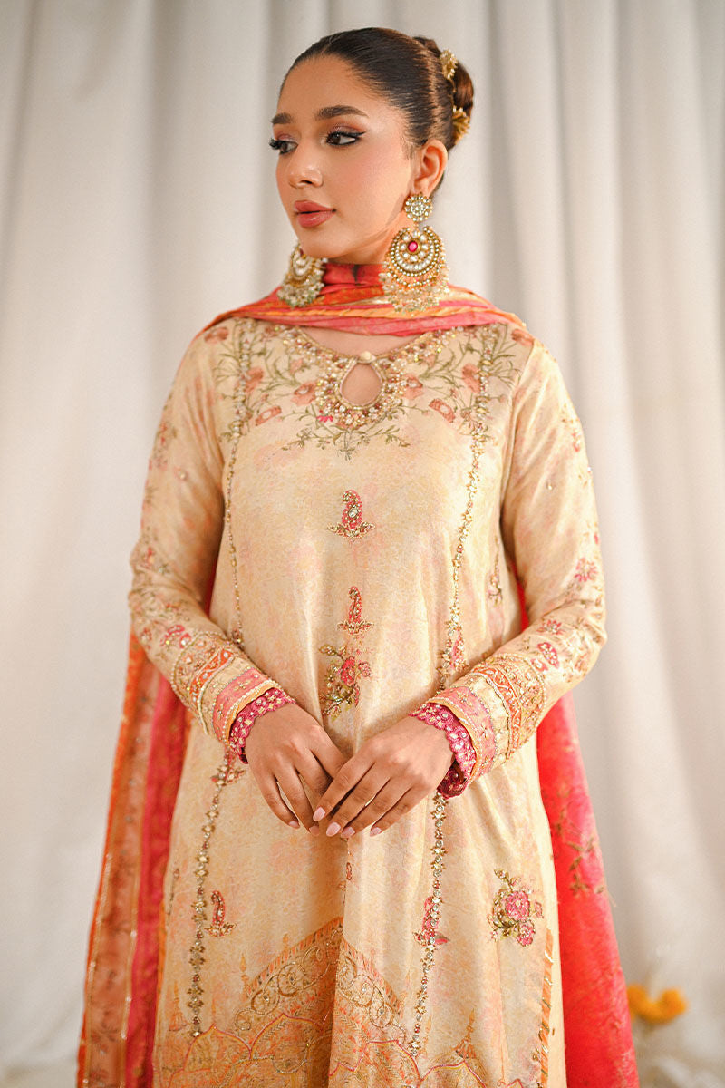 Ansab Jahangir | Marigold and Gota Formals | ERHA by Ansab Jahangir - Designer Dress - Type: Ladies Clothes - Available at Libayah - 100% Original