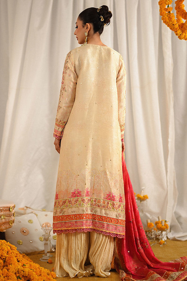 Ansab Jahangir | Marigold and Gota Formals | ERHA by Ansab Jahangir - Designer Dress - Type: Ladies Clothes - Available at Libayah - 100% Original