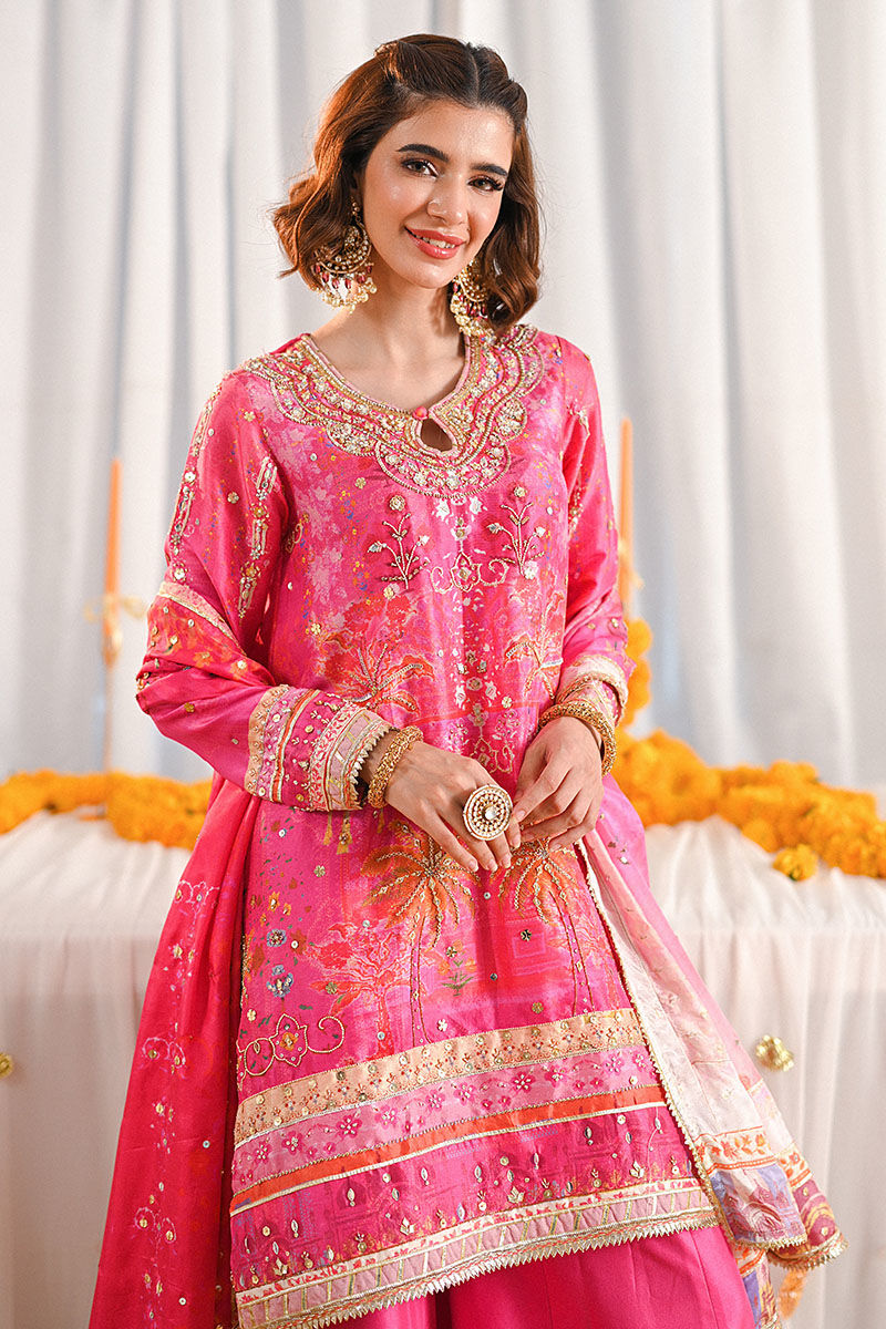 Ansab Jahangir | Marigold and Gota Formals | LAMAISHA by Ansab Jahangir - Designer Dress - Type: Ladies Clothes - Available at Libayah - 100% Original