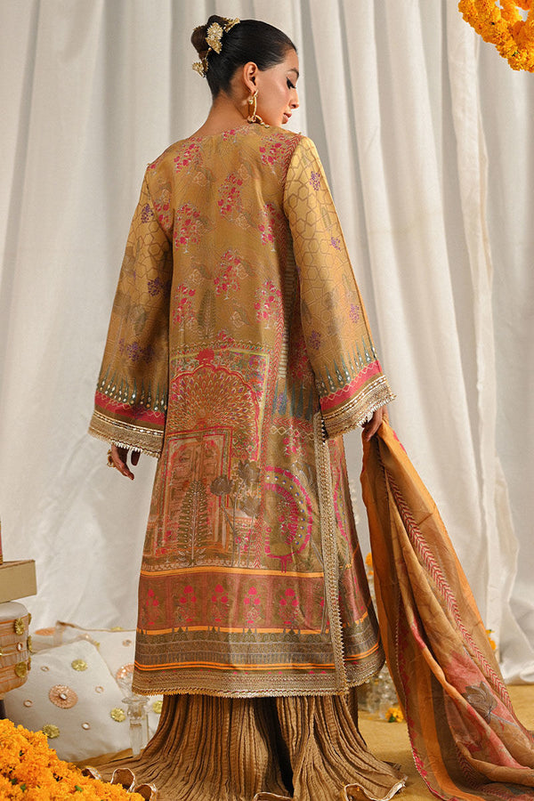 Ansab Jahangir | Digital Silk | Asmara Shirt and Dupatta by Ansab Jahangir - Designer Dress  - Type : Ladies Clothes - Available at Libayah - 100% Original 