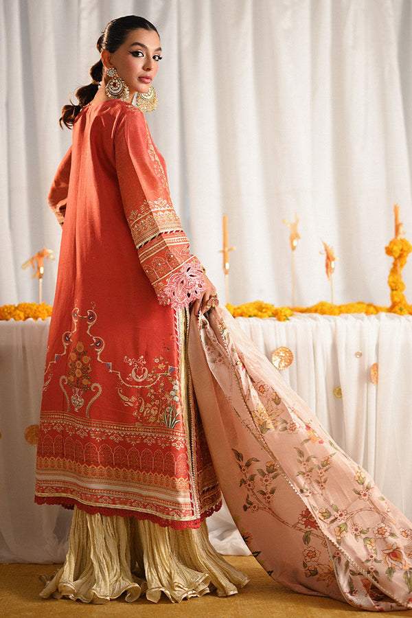 Ansab Jahangir | Marigold and Gota Formals | MINSA by Ansab Jahangir - Designer Dress - Type: Ladies Clothes - Available at Libayah - 100% Original