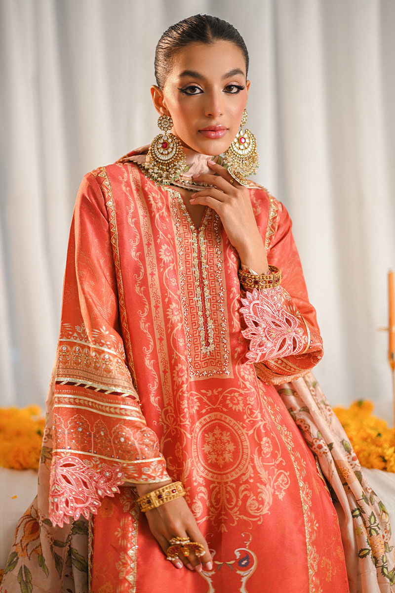 Ansab Jahangir | Marigold and Gota Formals | MINSA by Ansab Jahangir - Designer Dress - Type: Ladies Clothes - Available at Libayah - 100% Original