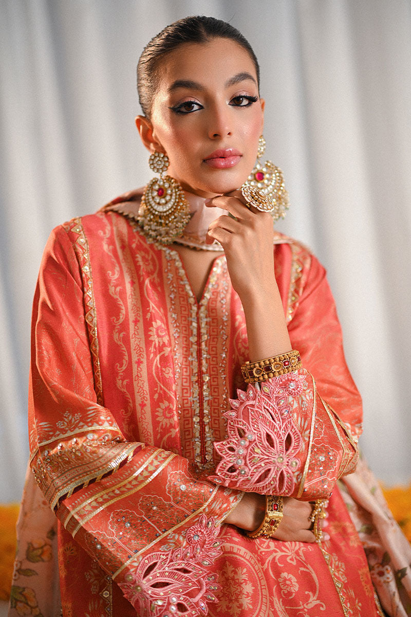 Ansab Jahangir | Marigold and Gota Formals | MINSA by Ansab Jahangir - Designer Dress - Type: Ladies Clothes - Available at Libayah - 100% Original