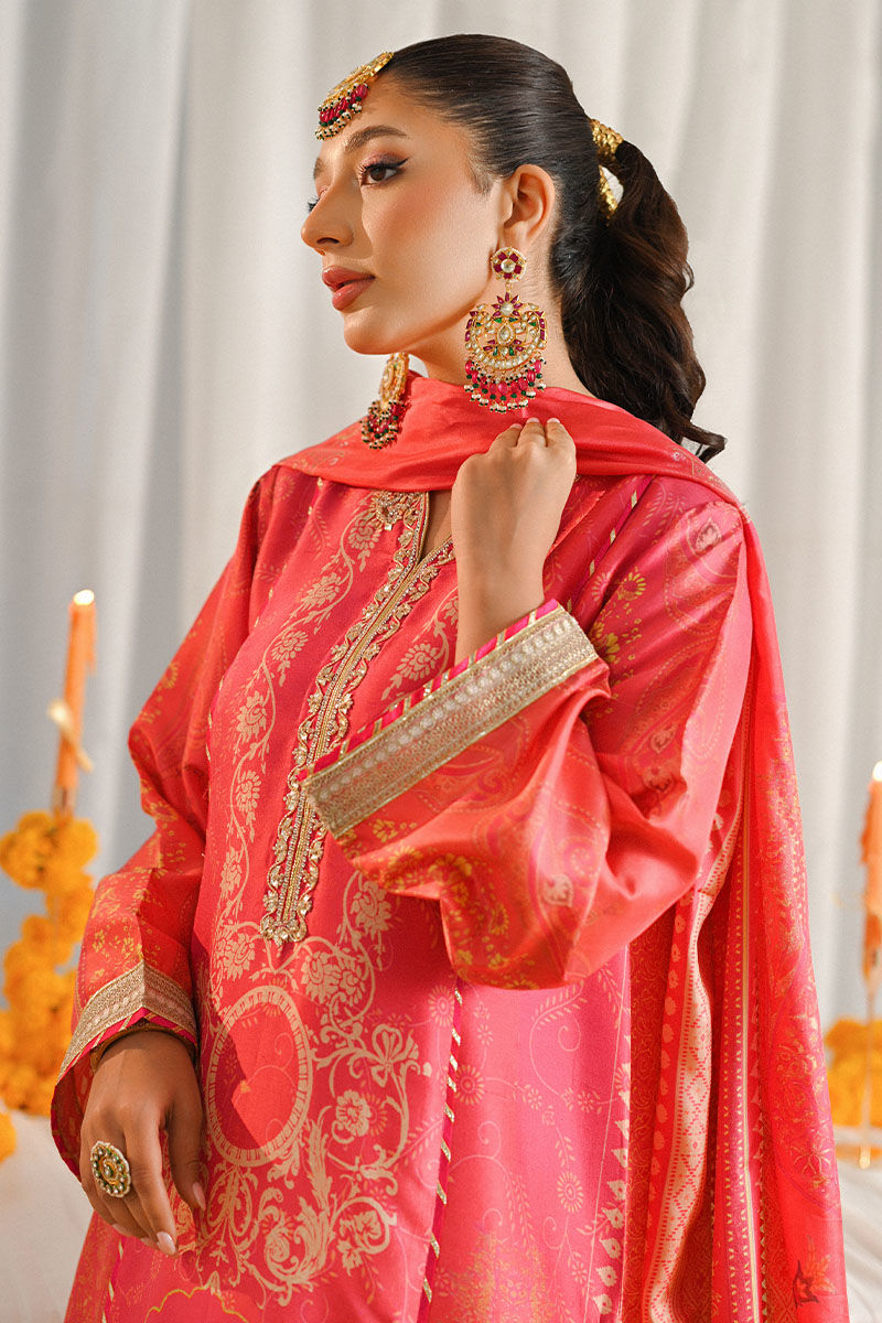 Ansab Jahangir | Marigold and Gota Formals | MEERAB by Ansab Jahangir - Designer Dress - Type: Ladies Clothes - Available at Libayah - 100% Original