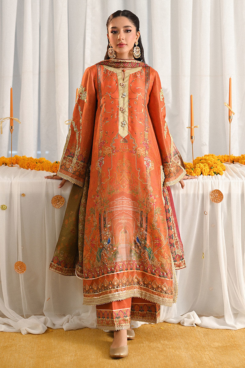 Ansab Jahangir | Marigold and Gota Formals | SOFIA by Ansab Jahangir - Designer Dress - Type: Ladies Clothes - Available at Libayah - 100% Original