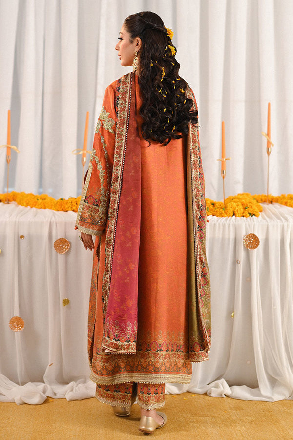 Ansab Jahangir | Marigold and Gota Formals | SOFIA by Ansab Jahangir - Designer Dress - Type: Ladies Clothes - Available at Libayah - 100% Original