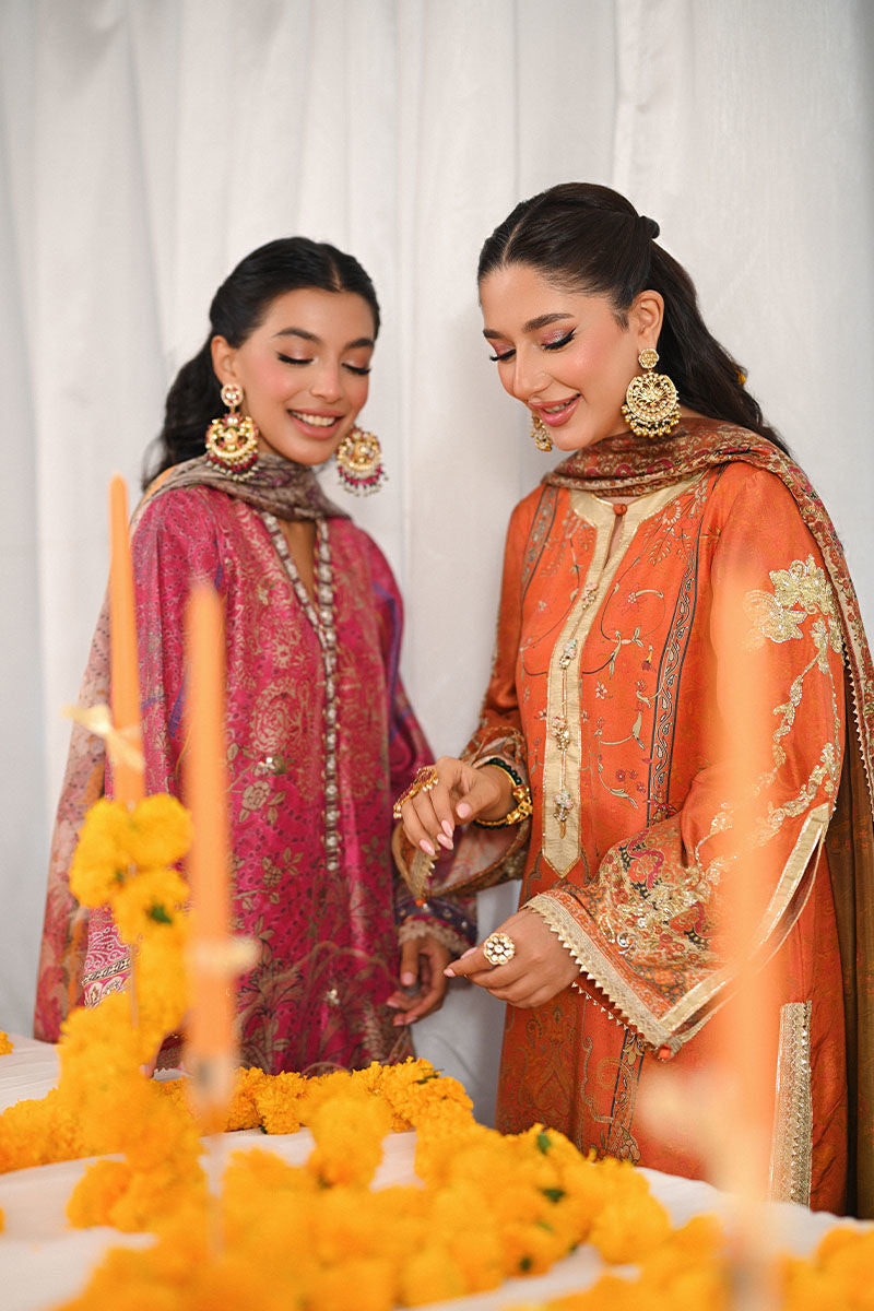 Ansab Jahangir | Marigold and Gota Formals | SOFIA by Ansab Jahangir - Designer Dress - Type: Ladies Clothes - Available at Libayah - 100% Original