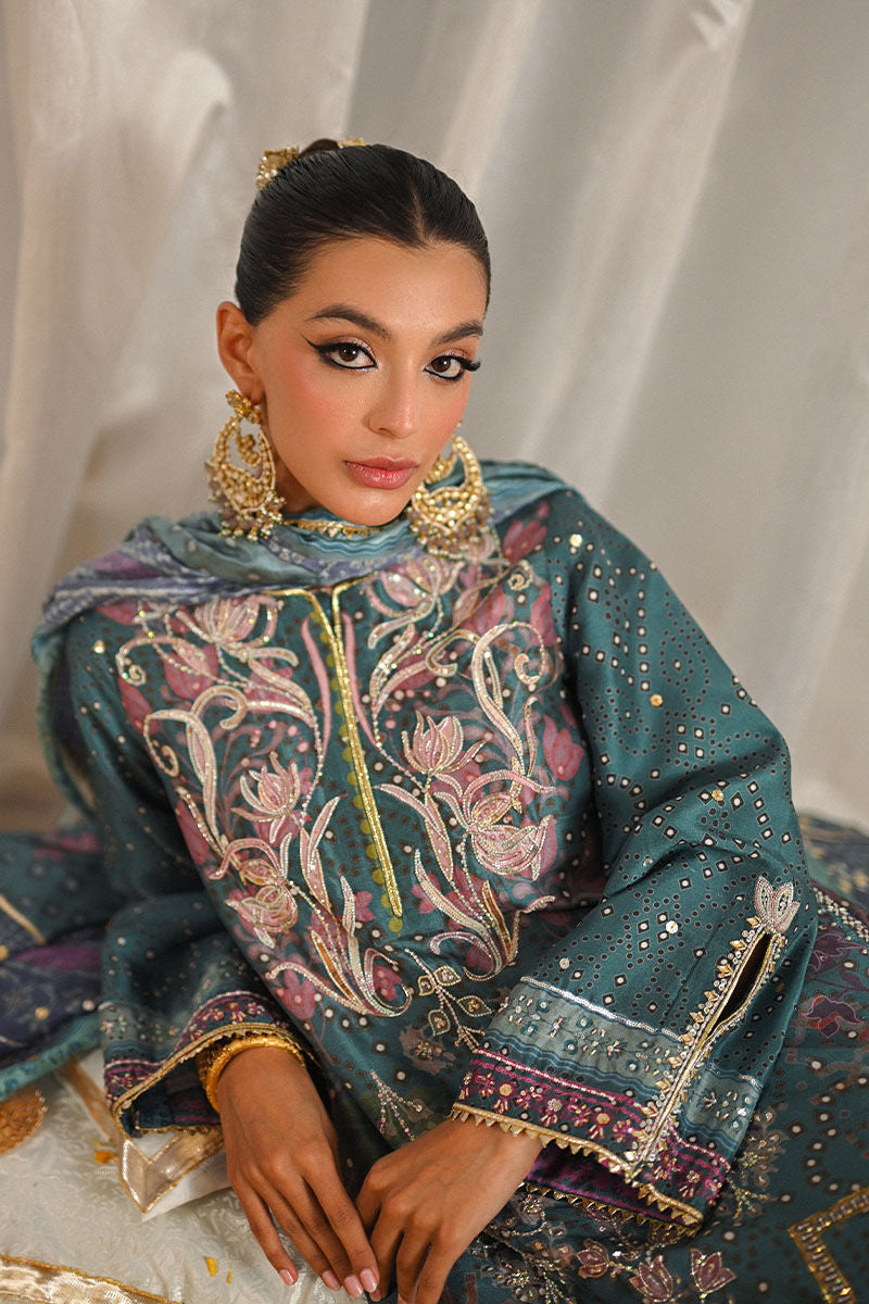 Ansab Jahangir | Marigold and Gota Formals | SABREEN by Ansab Jahangir - Designer Dress - Type: Ladies Clothes - Available at Libayah - 100% Original