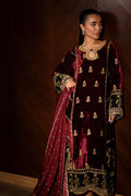 Ansab Jahangir | Bow Velvet Edit | MARILYN by Ansab Jahangir - Designer Dress - Type: Ladies Clothes - Available at Libayah - 100% Original