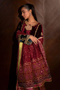 Ansab Jahangir | Bow Velvet Edit | MARILYN by Ansab Jahangir - Designer Dress - Type: Ladies Clothes - Available at Libayah - 100% Original