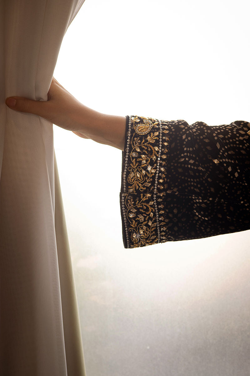 Ansab Jahangir | Bow Velvet Edit | ADELE by Ansab Jahangir - Designer Dress - Type: Ladies Clothes - Available at Libayah - 100% Original