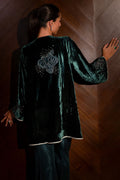 Ansab Jahangir | Bow Velvet Edit | SERRA by Ansab Jahangir - Designer Dress - Type: Ladies Clothes - Available at Libayah - 100% Original