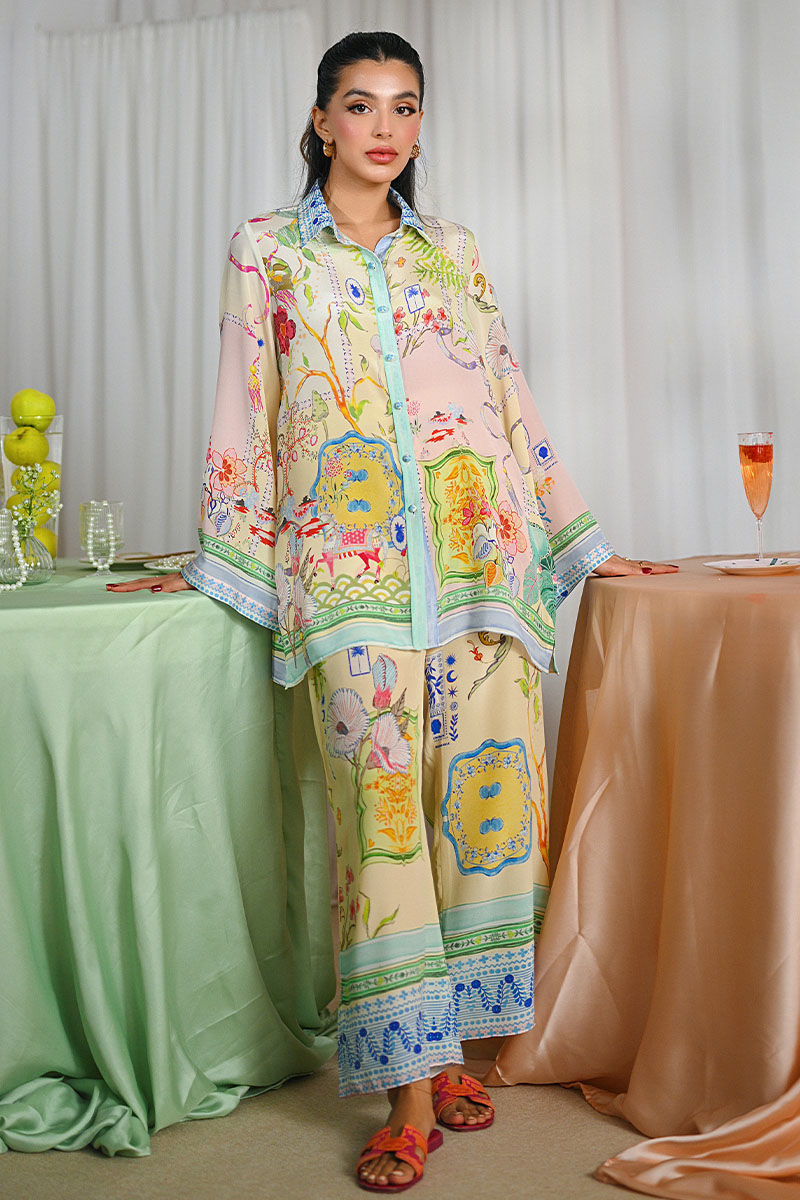 Ansab Jahangir | Cest Parti Luxe Pret 25 | Poesie by Ansab Jahangir - Designer Dress - Type: Ladies Clothes - Available at Libayah - 100% Original