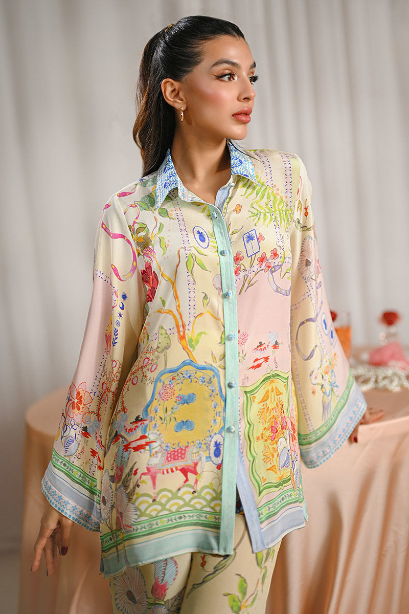 Ansab Jahangir | Cest Parti Luxe Pret 25 | Poesie by Ansab Jahangir - Designer Dress - Type: Ladies Clothes - Available at Libayah - 100% Original