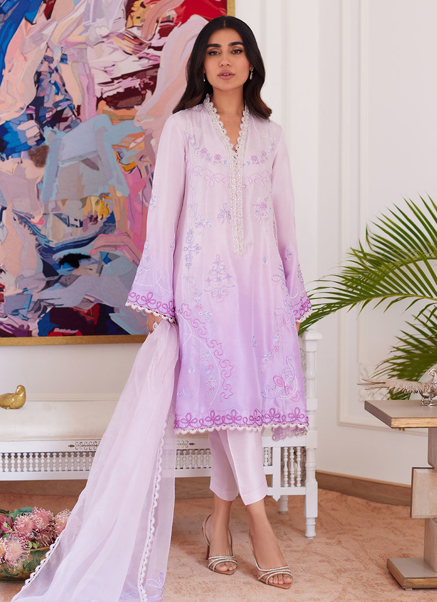 Farah Talib Aziz | Luna Eid Collection 24 | LAVINIA OMBRE by Farah Talib Aziz - Designer Dress - Type: Ladies Clothes - Available at Libayah - 100% Original